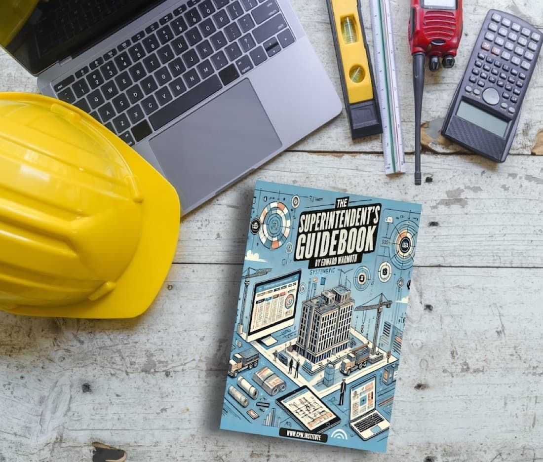 The Superintendent's Guidebook on a desk